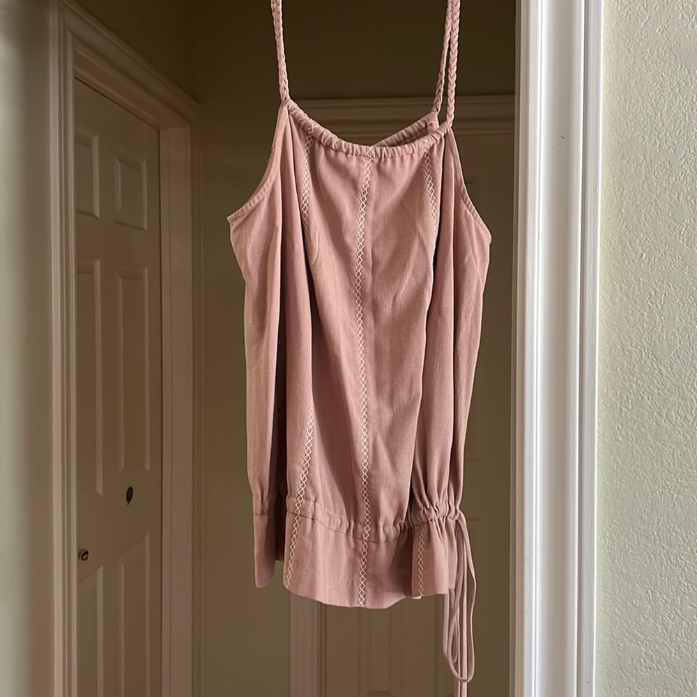 Pink maternity tank